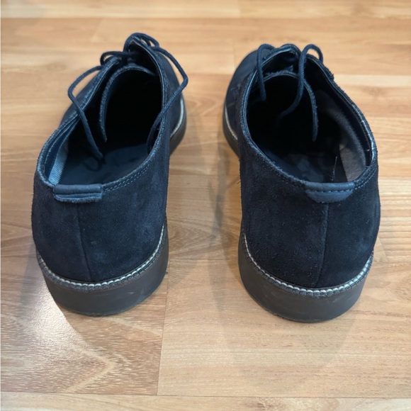 Zara Man Navy Suede Oxfords Size 12 (45) - Picture 4 of 5